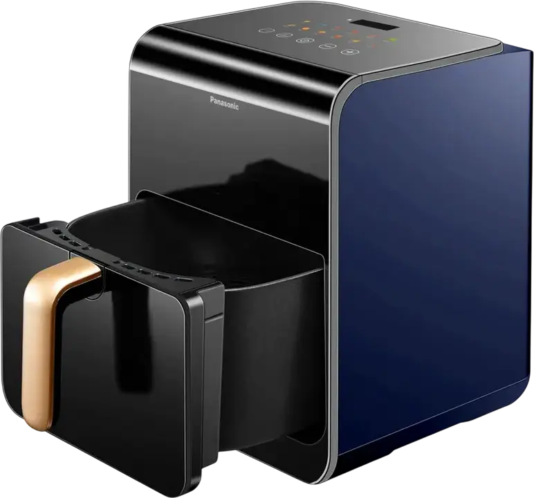 Friteuză cu aer cald Panasonic NF-CC600ATS, Negru | Albastru