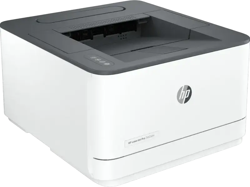 HP LaserJet Pro 3003dn Monochrome Laser Printer, 35 ppm, 1200 x 1200 dpi, Automatic Duplex, Ethernet, USB, A4, White, 3G653A