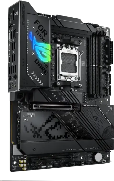 Placa de baza ASUS ROG STRIX X870-F GAMING WIFI AM5 AMD X870 ATX DDR5 192GB PCIe 5.0 WiFi 7 Bluetooth 5.4 USB4 Ethernet Intel 2.5Gb