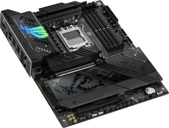 Placa de baza ASUS ROG STRIX X870-F GAMING WIFI AM5 AMD X870 ATX DDR5 192GB PCIe 5.0 WiFi 7 Bluetooth 5.4 USB4 Ethernet Intel 2.5Gb