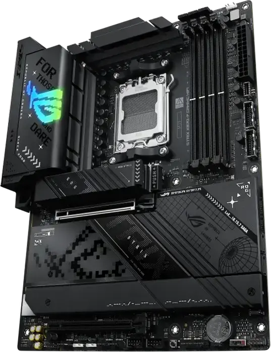 Placa de baza ASUS ROG STRIX X870-F GAMING WIFI AM5 AMD X870 ATX DDR5 192GB PCIe 5.0 WiFi 7 Bluetooth 5.4 USB4 Ethernet Intel 2.5Gb