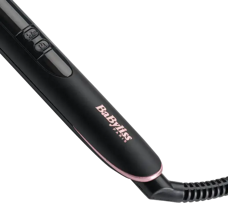 BaByliss C449E Quartz Tight Curls Curling Wand, 10mm Extra-Long Quartz-Ceramic Barrel, 160-210°C Digital Temperature Control, LED Display
