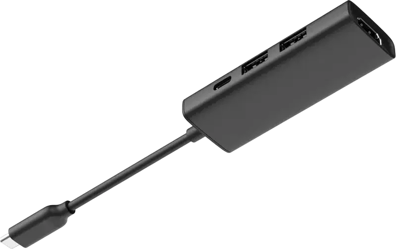 A4Tech DST-40C Hub Docking Station 4-in-1 USB-C, Aliaj Aluminiu, HDMI 4K@30Hz, USB 3.0, USB 2.0, Power Delivery 100W, Gri Cenușiu