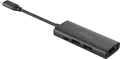 A4Tech DST-40C Hub Docking Station 4-in-1 USB-C, Aliaj Aluminiu, HDMI 4K@30Hz, USB 3.0, USB 2.0, Power Delivery 100W, Gri Cenușiu