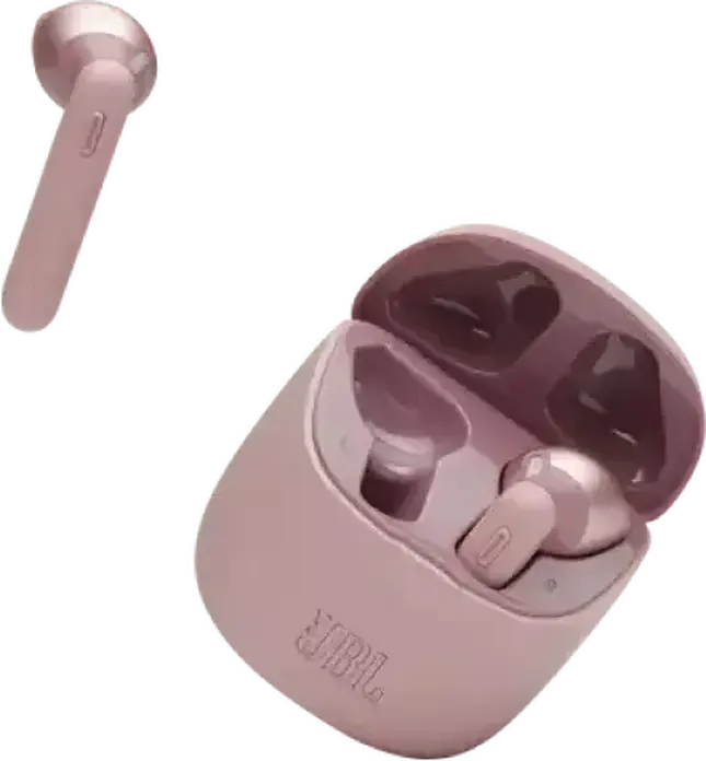 Casca JBL Tune 225TWS True Wireless Stereo, Sunet Pure Bass, Drivere Dinamice 12mm, Bluetooth 5.0, Baterie pana la 25h, USB-C, Microfon Integrat, Roz