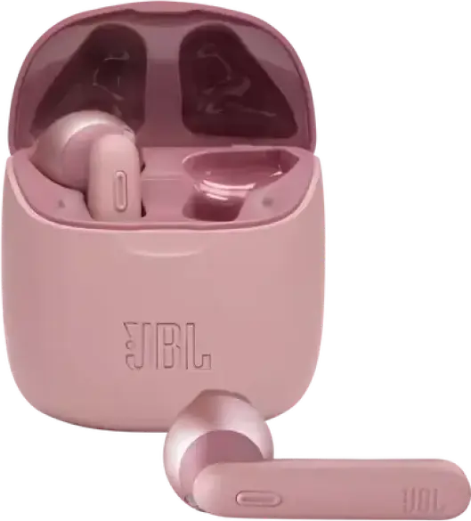 Casca JBL Tune 225TWS True Wireless Stereo, Sunet Pure Bass, Drivere Dinamice 12mm, Bluetooth 5.0, Baterie pana la 25h, USB-C, Microfon Integrat, Roz