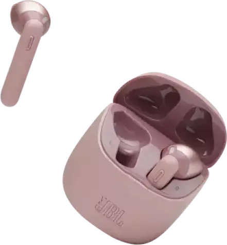 Casca JBL Tune 225TWS True Wireless Stereo, Sunet Pure Bass, Drivere Dinamice 12mm, Bluetooth 5.0, Baterie pana la 25h, USB-C, Microfon Integrat, Roz