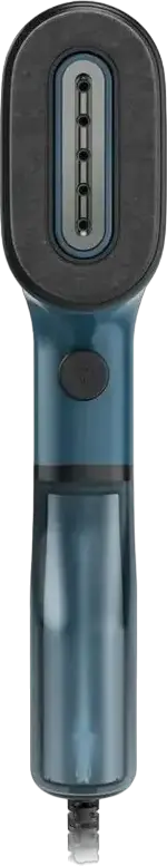 Fier de calcat cu abur vertical Tefal Pure Pop DT2020E1, Putere 1300W, Rezervor Apa 70ml, Flux Abur 20g/min, Incalzire Rapida 15s, Albastru, cu Pad Textil