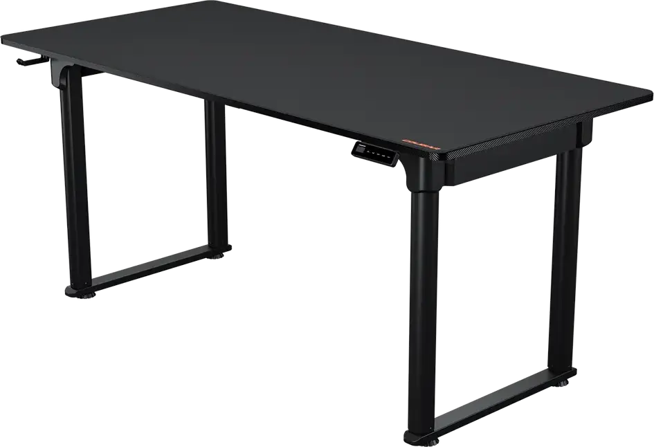 Cougar E-Grav 160 Electric Height Adjustable Gaming Desk, Black, Twin Motor, 1600x750mm, 730-1180mm Height Range, 2 Memory Presets, CGR-E-GRAV160