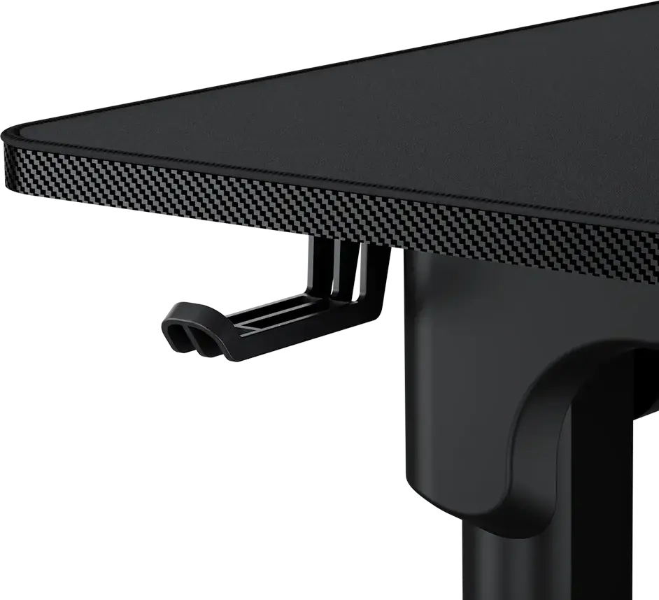 Cougar E-Grav 160 Electric Height Adjustable Gaming Desk, Black, Twin Motor, 1600x750mm, 730-1180mm Height Range, 2 Memory Presets, CGR-E-GRAV160