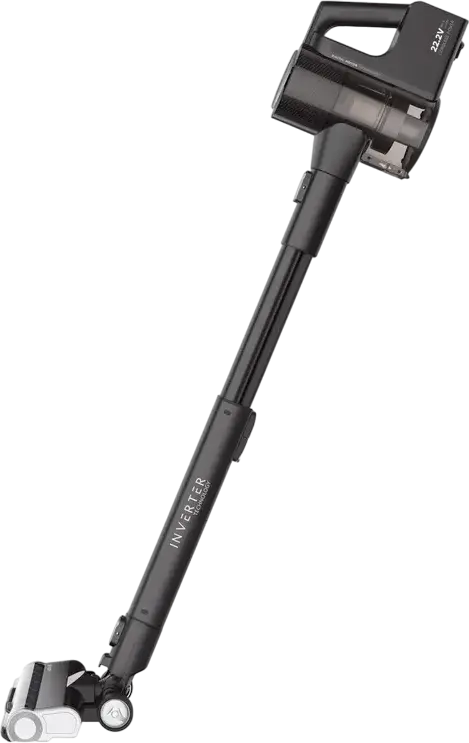 Sharp SAVP4221BS Vertical Vacuum Cleaner, 300W, Li-Ion 2000mAh Battery, 0.75L Cyclone Container, EPA E12 Filter, LED Lights, Inverter Tech, Black