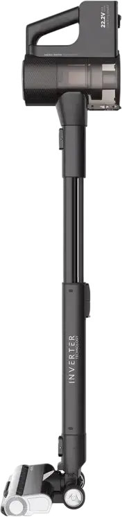Sharp SAVP4221BS Vertical Vacuum Cleaner, 300W, Li-Ion 2000mAh Battery, 0.75L Cyclone Container, EPA E12 Filter, LED Lights, Inverter Tech, Black