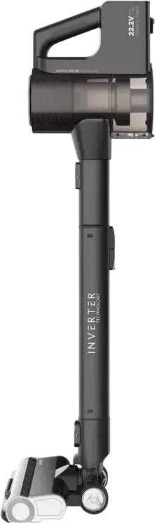 Sharp SAVP4221BS Vertical Vacuum Cleaner, 300W, Li-Ion 2000mAh Battery, 0.75L Cyclone Container, EPA E12 Filter, LED Lights, Inverter Tech, Black