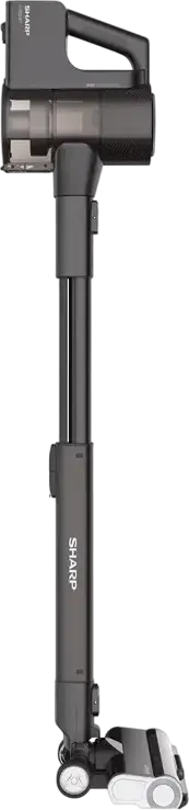 Sharp SAVP4221BS Vertical Vacuum Cleaner, 300W, Li-Ion 2000mAh Battery, 0.75L Cyclone Container, EPA E12 Filter, LED Lights, Inverter Tech, Black