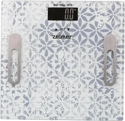 Cântar de podea Zelmer ZBS1012, Alb