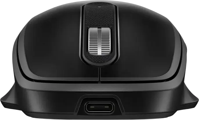Mouse Wireless Recarcabil HP 510 Ultra-Fast, Senzor Optic 4000 dpi, Incarcare Rapida USB Type-C, Roata de Defilare 2D, 5 Butoane, Negru