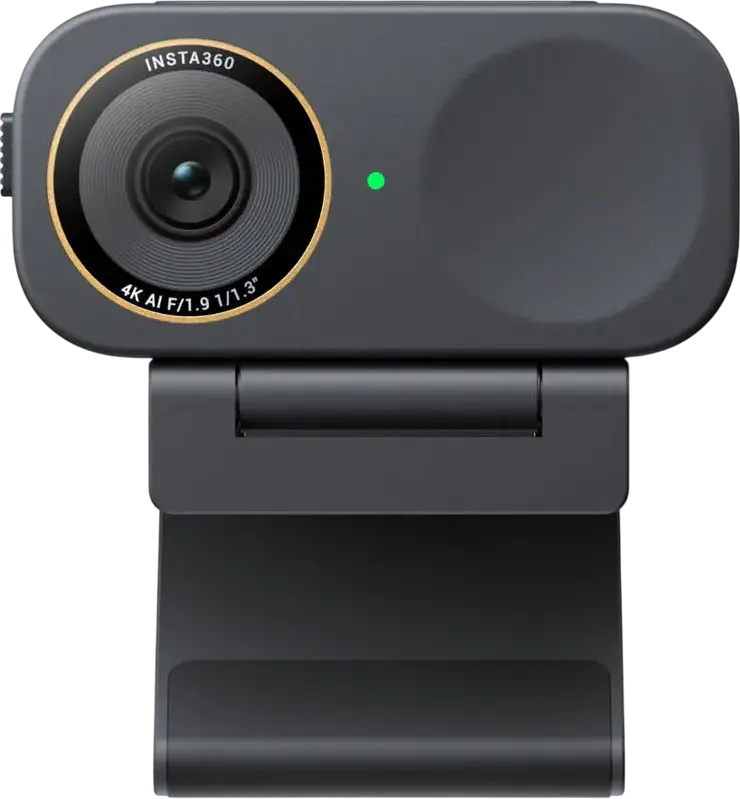 Веб-камера Insta360 Link 2C Pro 4K UHD, сенсор 1/1.3", диафрагма F/1.9, AI-трекинг, двойные микрофоны с шумоподавлением, USB-C, Windows и macOS