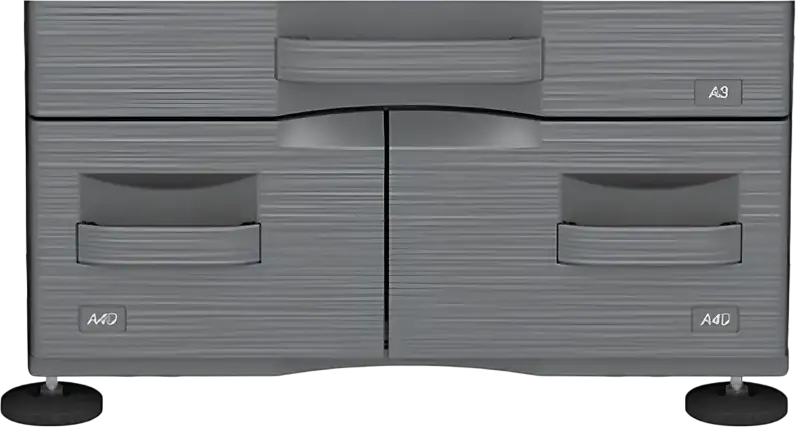 Sharp BP-DE15 Paper Drawer Stand for BP-50C/BP-70C Series, 2650 Sheets Total Capacity, High-Volume Printing Accessory