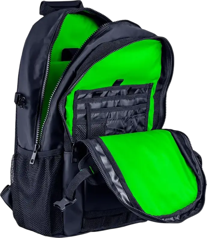 Рюкзак для ноутбука Razer Rogue V3 до 16 дюймов, водостойкий и износостойкий полиэстер, с отделениями для планшета и телефона, черный