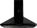 Elica MISSY BL/A/60 Wall-Mounted Cooker Hood, 60cm Black Metal Exhaust and Recirculation Hood, 395 m3/h Extraction Power, LED Lighting, Mechanical Control