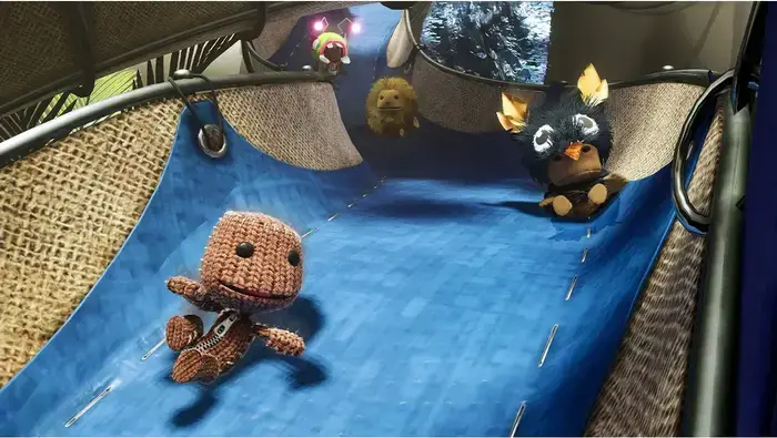 Sackboy: A Big Adventure for PlayStation 4 PS4, 3D Platformer Game Disc, Local and Online Multiplayer, Free PS5 Digital Upgrade