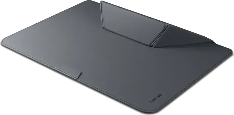 Lenovo Origami X9 Sleeve 4X41R83942 for 15" Laptops, Polyurethane & Recycled RPET, Origami-fold Retractable Stand, Hidden Magnets, Thunder Grey