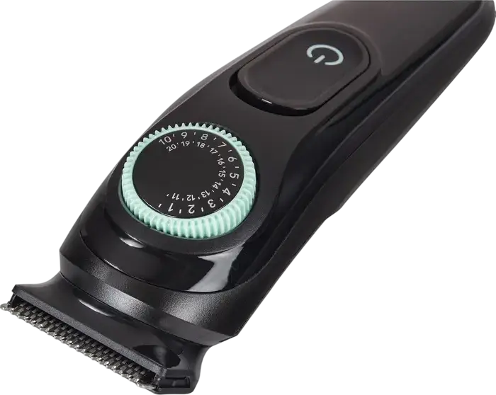 Braun BT3411 Beard Trimmer for Beard and Mustache, 40 Length Settings 0.5-20mm, Stainless Steel Blades, USB Rechargeable, Washable, Black and Green