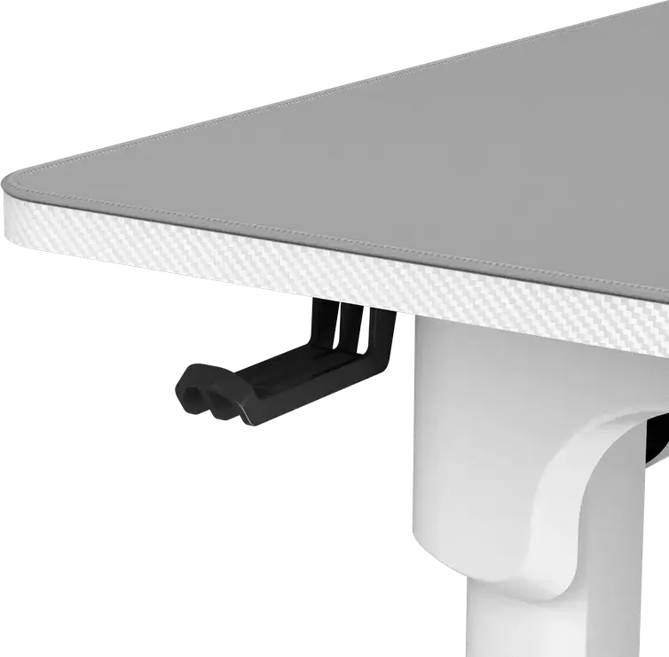 Cougar E-Grav 160 Electric Height Adjustable Gaming Desk, White, Twin Motor, 1600x750mm, 730-1180mm Height Range, 2 Memory Presets, CGR-E-GRAV160