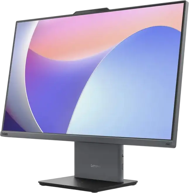 PC All-in-One Lenovo ThinkCentre neo 50a Gen 5, 27" FHD IPS, Intel Core i3-1315U, 8GB DDR5, 256GB SSD, Wi-Fi 6, Camera AI 5MP, Luna Grey, Fara SO
