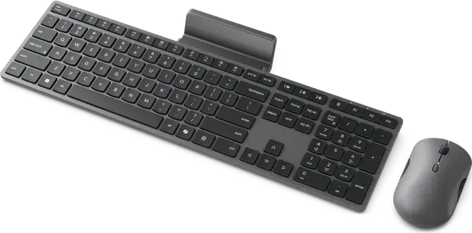 Комплект беспроводной клавиатуры и мыши Lenovo 700 Modern Wireless Combo GX31S04960, Bluetooth 5.3 и 2.4 ГГц, для 3 устройств, бесшумные клавиши, мышь 4000 DPI