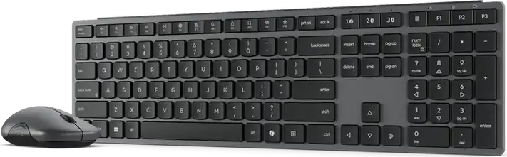 Комплект беспроводной клавиатуры и мыши Lenovo 700 Modern Wireless Combo GX31S04960, Bluetooth 5.3 и 2.4 ГГц, для 3 устройств, бесшумные клавиши, мышь 4000 DPI
