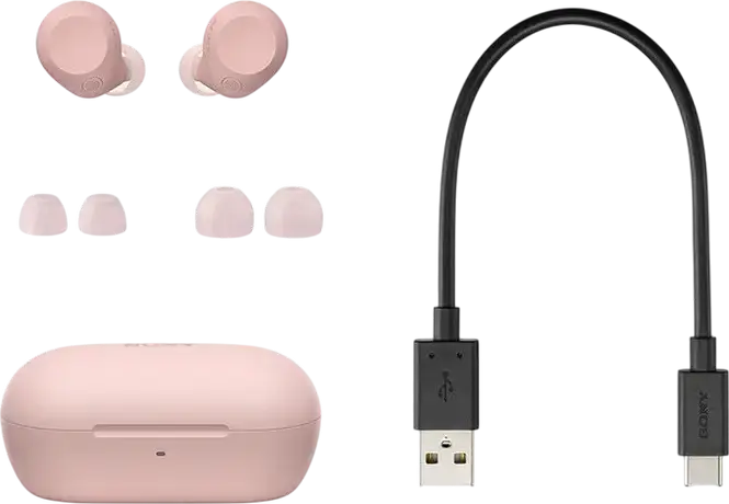 Casca Wireless Sony WF-C710N Intra-aurala cu Anulare Activa a Zgomotului ANC, Bluetooth 5.3, Rezistenta la Apa IPX4, Baterie 12h, USB-C, Roz