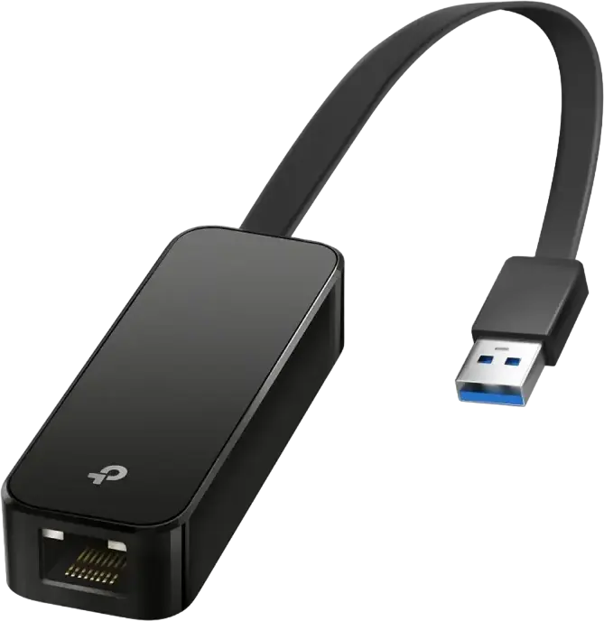 Adaptor TP-Link UE306 USB 3.0 la Gigabit Ethernet, Placa de Retea RJ45 1000 Mbps, Chip AX88179, Design Pliabil Portabil pentru Nintendo Switch, Windows, Linux