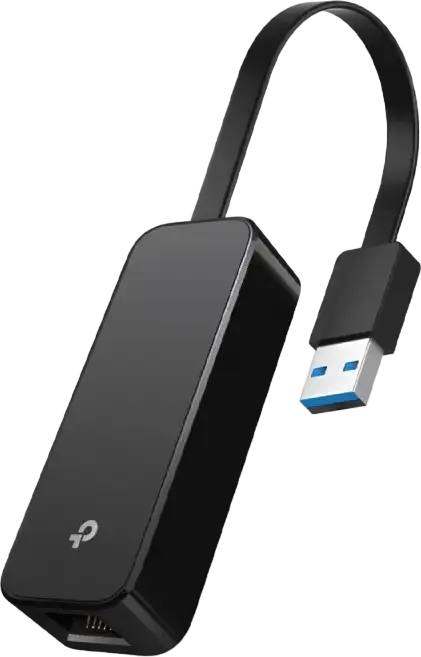 Adaptor TP-Link UE306 USB 3.0 la Gigabit Ethernet, Placa de Retea RJ45 1000 Mbps, Chip AX88179, Design Pliabil Portabil pentru Nintendo Switch, Windows, Linux