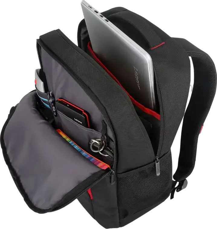 Rucsac Laptop Lenovo B515 Everyday GX40Q75215, Poliester Rezistent la Apa si Rupturi, Compatibil cu Laptopuri pana la 15.6 inch, Negru, Barbati
