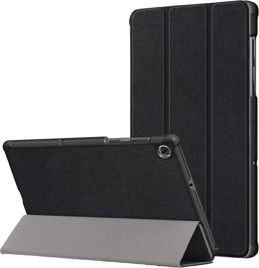 Чехол-книжка из искусственной кожи для планшета TB-306L и TB-306X, 10 дюймов, с функцией подставки и внешним карманом, черный
