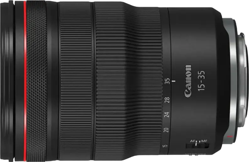 Obiectiv zoom wide Canon RF 15-35mm f/2.8L IS USM pentru Full-Frame, Autofocus Nano USM, Stabilizare Imagine, Rezistenta la intemperii, Filtru 82mm