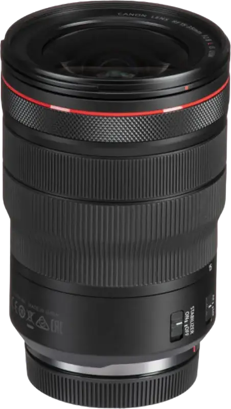 Obiectiv zoom wide Canon RF 15-35mm f/2.8L IS USM pentru Full-Frame, Autofocus Nano USM, Stabilizare Imagine, Rezistenta la intemperii, Filtru 82mm