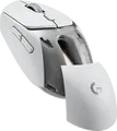Logitech G309 LIGHTSPEED Wireless Gaming Mouse, White, HERO 25K Sensor 25,600 DPI, LIGHTFORCE Hybrid Switches, Bluetooth, PowerPlay Compatible, 86g