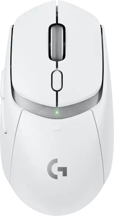 Logitech G309 LIGHTSPEED Wireless Gaming Mouse, White, HERO 25K Sensor 25,600 DPI, LIGHTFORCE Hybrid Switches, Bluetooth, PowerPlay Compatible, 86g