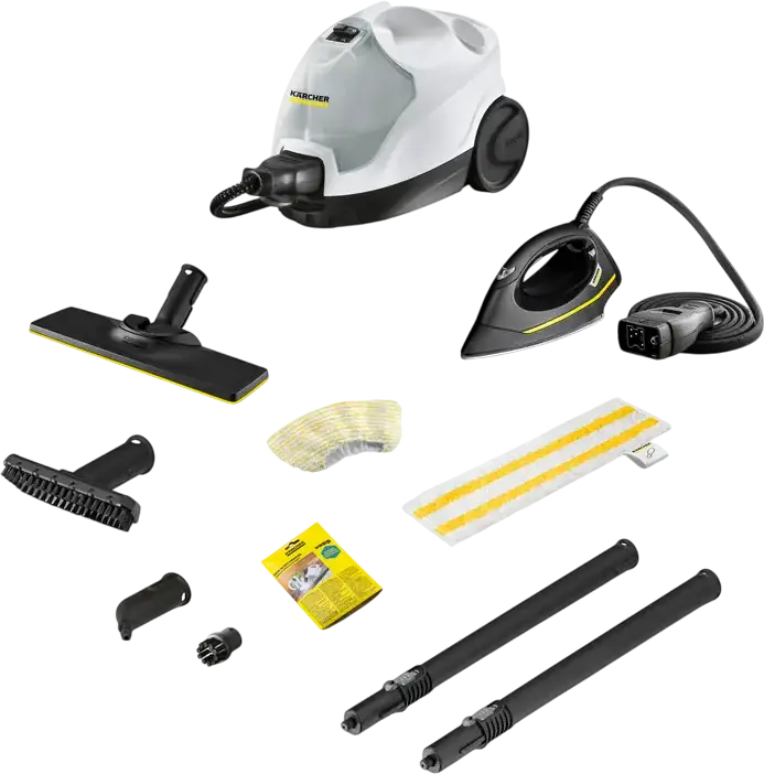Karcher SC 4 EasyFix Iron Aparat de Curatat cu Abur 1.512-631.0, 2000W, Presiune 3.5 bar, Rezervor Detasabil, cu Fier de Calcat EasyFinish si Nozzle Podele