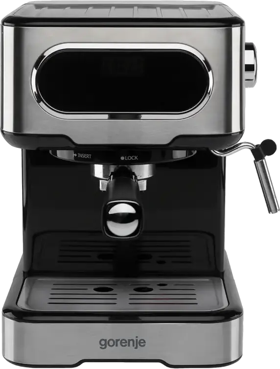 Cafetiera manuala Gorenje ESCM15DBK, 1100W, Argintiu