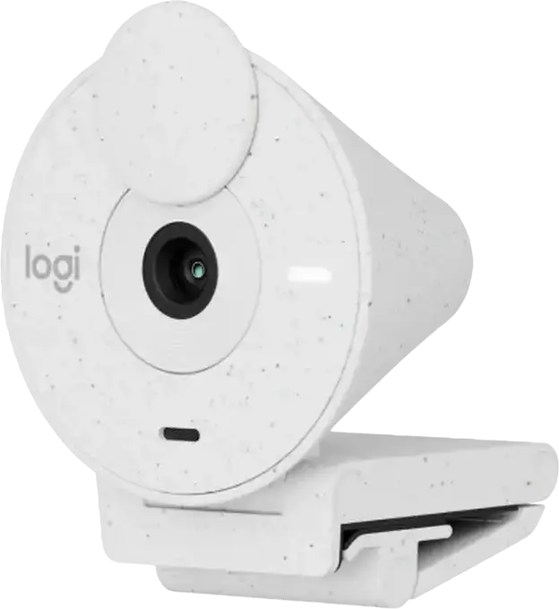 Cameră Web Logitech BRIO 300, Full-HD 1080P, Alb