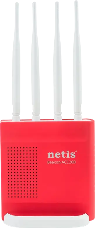 Router fără fir Netis WF2681, Roșu
