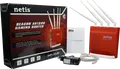 Router Gaming Netis WF2681 Beacon AC1200 Dual-Band, Viteza 1200Mbps, Porturi Gigabit Ethernet, 4 Antene Externe, QoS Automat pentru Gaming, Rosu
