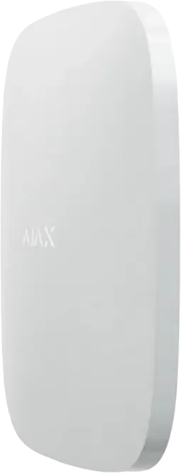Ajax Hub Intelligent Security Control Panel, Jeweller 868 MHz Radio Technology, Ethernet & 2G, Grade 2 Certification, White, Interior Installation
