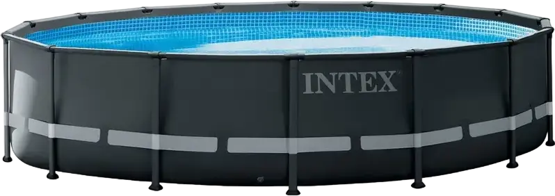 Бассейн Intex Ultra XTR Frame 26326, круглый 488x122 см, 3-слойный ПВХ Super-Tough, оцинкованный стальной каркас, песчаный фильтр-насос SX1500, лестница и тент
