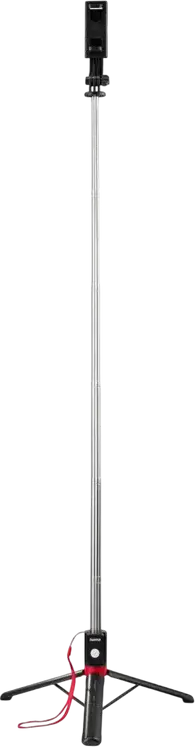 Hama Fancy Stand 110 II Stick Selfie si Trepieda 2-in-1, Telecomanda Bluetooth 5.3 BRS5, Lungime Maxima 110 cm, Aluminiu, Negru