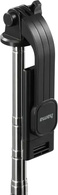 Hama Fancy Stand 110 II Stick Selfie si Trepieda 2-in-1, Telecomanda Bluetooth 5.3 BRS5, Lungime Maxima 110 cm, Aluminiu, Negru
