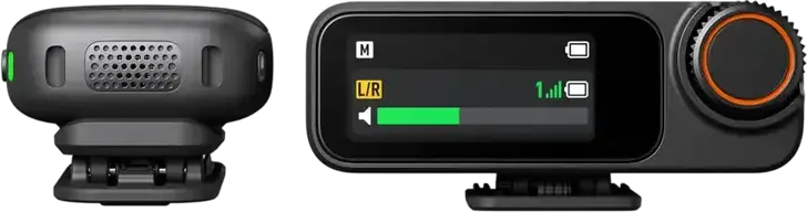 DJI Mic 3 Wireless Microphone System, 2 TX and 1 RX with Charging Case, 32-bit Float Recording, Omnidirectional, 400m Range, Bluetooth 5.4, Black